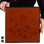 Totocan Photo Album Self Adhesive, Huge Magnetic Self-Stick Page Picture Album with Leather Vintage Inspired Cover, Hand Made DIY Albums Holds 5x3 6x4 7x5 8x6 10x8 12x10 Photos