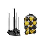 SKLZ 5-Position Tee and Impact Practice Balls 12 Pack Bundle, A Comprehensive Training Kit That Can Help You Improve Your Batting Skills.