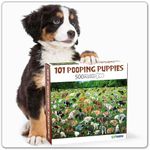 Funwares Original 101 Pooping Puppies Puzzle - Hilarious Jigsaw Puzzle - Perfect White Elephant Gag Gift - Funny Dog Pooping Puzzle for Adults and Kids! 500 Piece Puzzle!