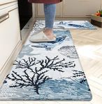 Coastal Beach Kitchen Floor Mat Rug