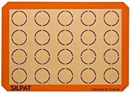 Silpat AE420295-22 Silpat Macaron Baking Mat, Orange