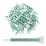 50 PCS FMA06-16 Epoxy Mixing Nozzle 16-Element Ab Glue Mixing Tube for Adhesive Gun Applicator Static Mixer Plastic Resin Mixing Tip (1.3ml, 3.3 Inch)