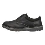 Clarks Collection Men's Eastridge Low Oxford, Black Leather, 9 M US