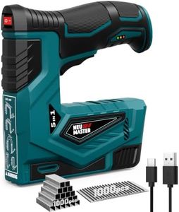 NEU MASTER Upholstery Staple Gun for Wood, 5-in-1 Electric Stapler/Nail Gun