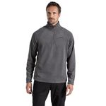 Craghoppers Mens Corey HZ Fleece Black Pepper Marl XL