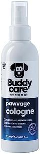 Buddycare Dog Cologne - Pawvage - Colonia perfumada distintiva e inspirada para perros - Refresca entre lavados de perros 200 ml (paquete de 1)