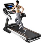 Toning Let's Play Automatic Treadmill For Home Use 3.Hp Ac Motor (Peak 6 Hp) Lp-Storm Luxury Semi Commercial With Extra Suspension Technology, Auto, 7 Lcd Display - Bluetooth Speaker)