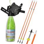 ZSHJGJR Archery Bow Fishing Reel Bowfishing Tool Accessories with 40m Rope for Hunting Recurve Bow Compound Bow with Fishing Arrows (Type 3)