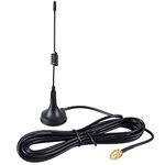 TengKo 400-470MHz Magnetic Vehicle Mounted UHF Vehicle-mounted walkie-talkie Radio Antenna 5W SMA-F for Kenwood BAOFENG Radio