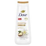 Dove Pampering Body Wash for renewed, healthy-looking skin Shea Butter & Vanilla gentle body cleanser leaves skin soft 591 ml