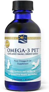 Nordic Naturals, Omega-3 Pet, Fish Oil for Cats and Small Dogs, 60ml, Soy Free, Gluten Free, Non-GMO