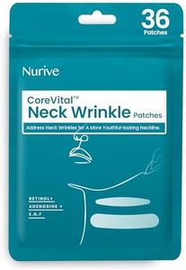 NURIVE Neck Wrinkle Patches with Retinol 36 Ct | Wrinkle Strips for Neck Firming & Tightening - Korean Skin Care Neck Patches for Wrinkle Line - Overnight Wrinkle Neck Strips Under Chin for Women