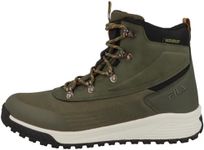 FILA Men's Hikebooster Mid Backpacking Boot, Olive Night, 9.5 UK