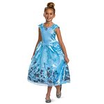 Princess Cinderella Costume for Girls, Official Disney Princess Costume Outfit, Kids Size (4-6x)