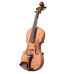 NGM Musicals Maplewood Five String Violin 4/4 with Bow Rosin and Oblong Shape Case