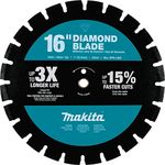 Makita E-02543 16" Diamond Blade, Segmented, Dual Purpose