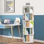 Nisorpa 5 Tier Rotating Bookshelf, 