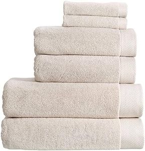 Christy Luxe 6 Piece Towel Set in French Grey 100% Turkish Cotton - Super Soft & Quick Dry - Machine Washable - 730GSM - 2 Bath, 2 Hand & 2 Face Towels