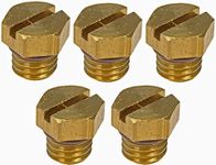 Dorman 904-112HP Diesel Fuel Filter Bleeder Screw - Brass Compatible with Select Chevrolet/GMC/Workhorse Models, 5 Pack