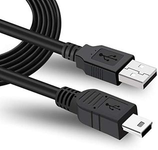 10FT GPS Charger Cable for Garmin Navigator Nuvi 50lm 2555lmt 2595lmt 40lm 1300 255w etc,USB A Male to Mini 5 Pin Data Transfer Power Cord for Garmin Charging Cable for Garmin System USB Cable