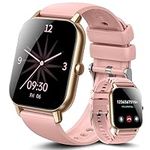 Ddidbi Smart Fitness Watch for Women(Answer/Make Calls), 1.85" HD Touch Screen with Sleep Heart Rate Monitor, 112 Sport Modes, IP68 Waterproof Activity Trackers Compatible with Android IOS(Pink)