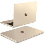 FINTIE Case Compatible with MacBook Air 13.6 inch (2024/2022) M3/M2 Chip Model A3113 A2681, [100% Corresponds to Official Colour] Premium Ultra Slim Matte Case Fit Macbook Air 13.6", Frost Starlight