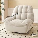 Chaise Lounge Chair Indoor Power Recliner Chair, Home Theater Seating Single Reclining Sofa with Storage, Recliner Rocker for Nursery, Living Room