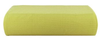 Casa Copenhagen - Egyptian Cotton Waffle 1 Pcs Large Bath Towel (75 X 150cm) Colour : Lime Green