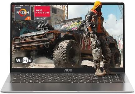 AOC Laptop,AMD Ryzen 7 5700U(16-Thread CPU),Bis zu 4,3 GHz,Backlit Keyboard Computer,16,1 Zoll FHD Schlank Notebook,16GB RAM 512GB SSD,Radeon RX Vega 8 Graphics,USB 3.2,WiFi 6,HDMI