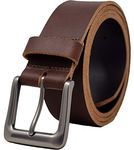 Ashford Ridge Made in England 38mm Full Hide Leather Belt - Brown Medium