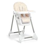 Mamas & Papas Snax Adjustable Highchair, Reclines, Foldable with Removable Tray, Curious Alphabet