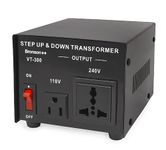 Bronson++ VT 300 (300 Watt) 220V to 110V Voltage Converter, use 300W US devices in Europe - Step Up Down Transformer - 110 USA to 220-240 EU-UK volt outputs