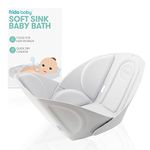 Frida Baby Soft Sink Baby Bath Seat: Sink Bather for Baby, Easy to Clean Baby Bathtub + Bath Cushion That Supports Baby's Head