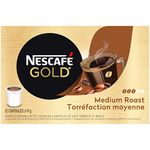 NESCAFÉ Gold Medium Roast & Ground Coffee Capsules, K-Cup Compatible Pods, 12 Capsules