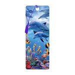 3D LiveLife Bookmark - Seahorse Kingdom from Deluxebase. A Sealife Bookmark with lenticular 3D Artwork Licensed from Renowned Artist Steve Sundram