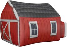 The Original AirFort Build A Fort in 30 Seconds, Inflatable Fort for Kids (Farmer's Barn)