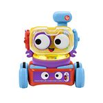 Fisher-Price 4-in-1 Ultimate Learning Bot, electronic activity toy with lights, music and educational content for infants and kids 6 months and up, HBB04