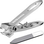 VELKOMIN Nail Clippers for Men Thick Nails- Wide Jaw Jaws, 3.34 Inch Long Handles Large Fingernail Toe Nail Clippers Cutters Trimmers for Men Women Seniors, 18-Month Replacement Warranty