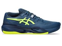 ASICS Mens Gel-Resolution X Clay Mako Blue/Safety Yellow Tennis Shoes - 8 UK (1041A518.400)