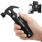 SURVIVE HERO Dad Gifts for Dad – Mini Hammer Multi Tool Pocket Knife, Christmas Birthday Fathers Gifts for Men Who Have Everything, Survival Gear Hiking Camping Gadgets for Men (Best Dad Ever)