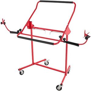 TCP Global Adjustable Bumper Stand - Securely Holds Plastic Car Bumper Covers for Automotive Bodyshop Repair - Multiple Angles, 5 Locking Positions, Wheels - Sand, Prep, Spray Primer, Paint Bodywork