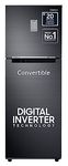 Samsung 236L 3 Star Convertible 3 In 1 Digital Inverter Frost-Free Double Door Refrigerator (RT28C3733BX/HL,Luxe Black 2023)