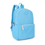 Genie Breezy 22L Sky Blue Backpack for Women & Girls with 15.6" Laptop Compartment | College bag for Women & Girls| 4 zips with Secret Pocket | Water Resistant Bags | Laptop Backpack for Women