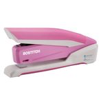 PaperPro inCOURAGE 20 Reduced Effort Desktop Stapler with Built-in Staple Remover, 20 Sheets, Pink/White (1188)