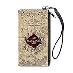 Buckle-Down Unisex-Adults Zip Wallet Small, Harry Potter, 6.5" x 3.5"