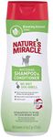 Nature's Miracle Blooming Almond Scent Whitening Shampoo and Conditioner for Dog, Odour Removal, Enriched Formula, 473 ml (15.9 fl oz)