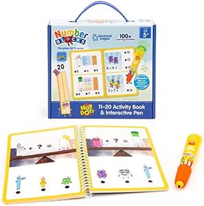 Learning Resources Hot Dots Numberblocks 11–20 Activity Book & Interactive Pen, Over 60 Activities Included, Numberblocks Gifts, Ages 5+