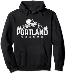 Portland Oregon Mountains PNW Hiking Camping Gift Pullover Hoodie