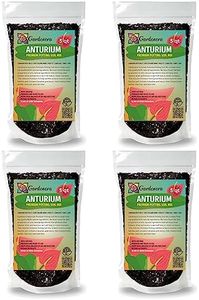 Gardenera Organic Anthurium Soil Blend - Promote Strong Root Development and Beautiful Flowers - 20 QUARTS