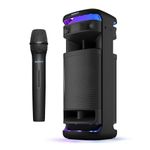 Sony ULT Tower 10 Bluetooth Karaoke Party Speaker with Powerful Bass, 360° Sound and Party Lights, Included Wireless Microphone (SRSULT1000)